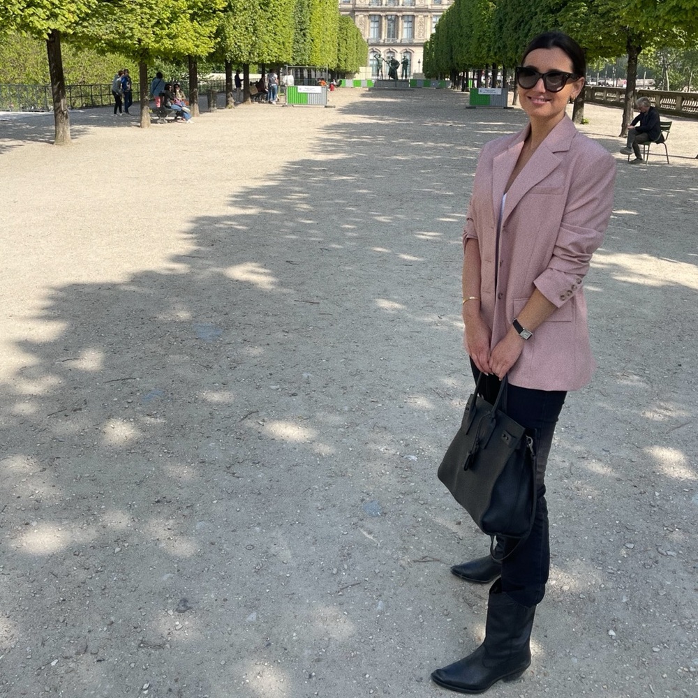 Zara Pink Blazer Tailored Suit Jacket